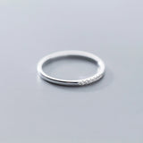 925 Sterling Silver Minimalist Rings For Women