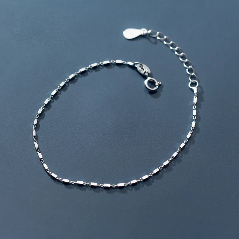 925 Silver Women's Bracelet Elegant Jewelry