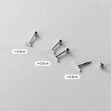 925 Sterling Stick Minimalist Woman Earring