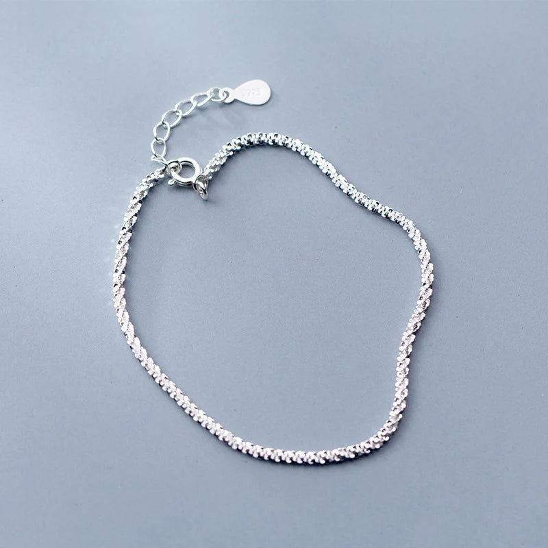 925 Sterling Silver Women's Bracelet Fine Jewelry