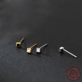 925 Silver Stud Earrings for Women, Small