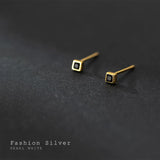 925 Silver Stud Earrings for Women, Small