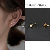 925 Silver Stud Earrings for Women, Small