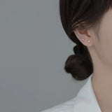 Mini Sterling Silver Stud Earrings for Women Girls