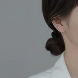 Mini Sterling Silver Stud Earrings for Women Girls
