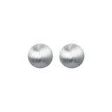 Ball Silver 925 Stud Earrings For Women Pierced Silver Female Earring