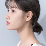 925 Silver Rectangle Stud Earrings Minimalist Jewelry