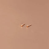 Tiny Heart Stud Earrings 925 Sterling Silver Small Silver Earrings For Women