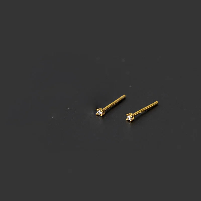 Tiny Stud Earrings 925 Sterling Silver Small Silver Earrings For Women