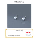 Tiny Star Stud Earrings 925 Sterling Silver for Women Girls