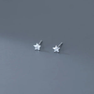 Tiny Star Stud Earrings 925 Sterling Silver for Women Girls