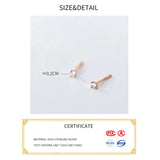 Stylish 925 Silver Stud Earrings for Women
