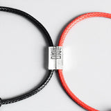 925 Sterling Silver Red Thread Bracelet for Couples