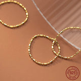 925 Silver Sweet Bean Chain Ring Women All Finger