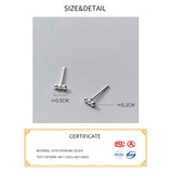 925 Silver Ball Stud Earrings for Women Girls Jewelry