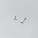 925 Silver Ball Stud Earrings for Women Girls Jewelry