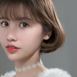 925 Silver Daisy Flower Stud Earrings for Women
