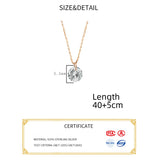 925 Silver Chains Necklace Fine Jewelry For Women