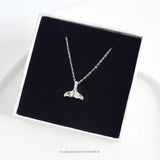 925 Silver Chains Dolphin Pendant Necklace For Women