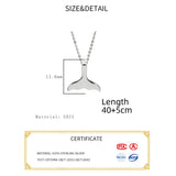 925 Silver Chains Dolphin Pendant Necklace For Women