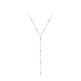 925 Silver Chains Woman On Neck Minimalist Chain Pendant Fine Jewelry