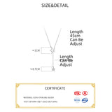 925 Silver Star Hollow Pendant Necklace for Women