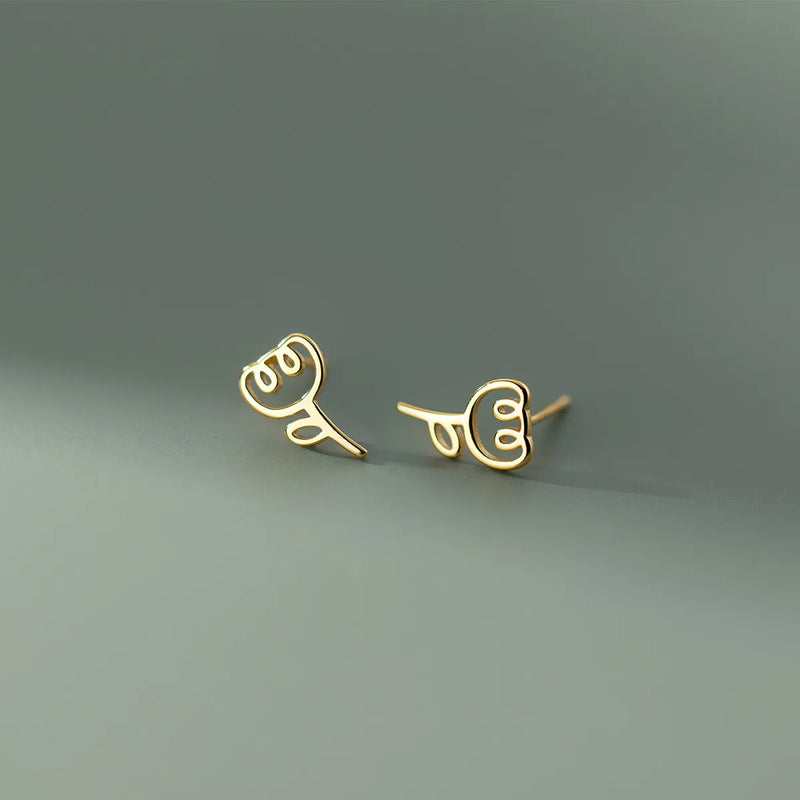 Silver 925 Ear Piercing Earrings for Women
