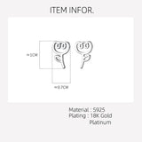Silver 925 Ear Piercing Earrings for Women