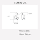 Small 925 Silver Earrings For Women