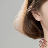 Womens Earrings Silver 925 Small Silver Stud Earrings Girls Ladies
