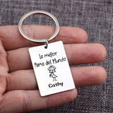 Best Mom Ever Keychain Personalized Mother's Gift Name Keyring
