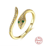 LaVixMia 316 Sterling Silver 18k Zircon Ring for Women