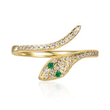 LaVixMia 316 Sterling Silver 18k Zircon Ring for Women