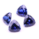 Lab Sapphire Synthetic Corundum Trillion Cut 3-12mm Gemstones