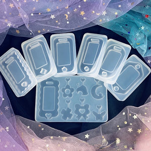 Label Shaped Silicone Epoxy Resin Mold Jewelry Tools