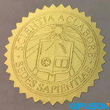 Circular Sealing Label Sticker PVC Transparent DIY Label