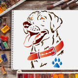 Labrador Dog Stencil 11.7x8.3 inch for Painting
