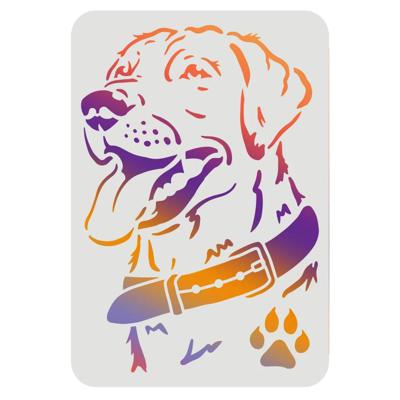 Labrador Dog Stencil 11.7x8.3 inch for Painting