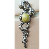 Labradorite Lapis Lazuli Tiger Eye Crystal Pendant Bead