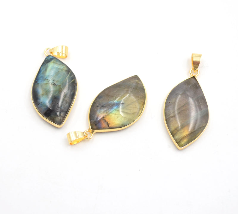 Labradorite Pendant for Jewelry Making