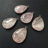 Labradourite Stone Pendant Water Drop Shape Flash Natural Stone For Jewelry
