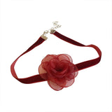 Lace Flower Choker Necklace Vintage Wedding Jewelry