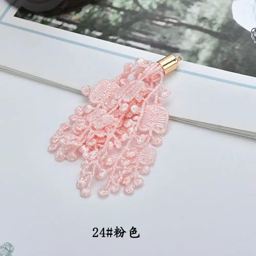 Lace Fringe Tassel DIY Earrings Ear Jewelry Accessories