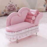 Lace Sofa Jewelry Box Display Storage Case