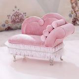 Lace Sofa Jewelry Box Display Storage Case