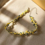 Vintage Lace Floral Neckband Embroidered Collar