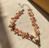 Vintage Lace Floral Neckband Embroidered Collar