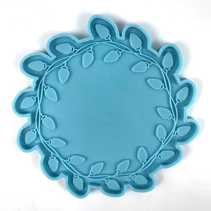 Lace Flower Coaster Silicone Mold for Resin Jewelry Making