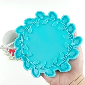 Lace Flower Coaster Silicone Mold for Resin Jewelry Making