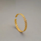 Hollow Lace Golden Bracelet for Women